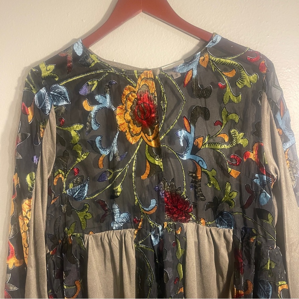 POL | Floral Embroidered Dress Blouse